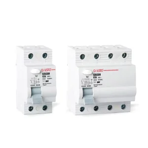 Manufacturer Residual Current Circuit Breaker 16A 25A 40A 63A RCD Breaker 30mA 100mA 300mA 500mA 6kA RCCB Breaker