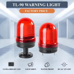 Manufacturer Supplies High quality Red 12V 24V 220V Industrial Equipment Indicator Lights