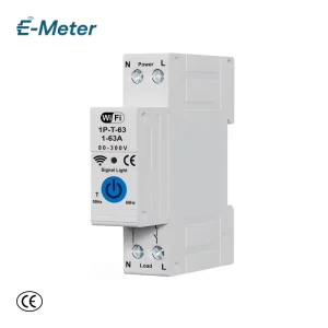 Manufacturer WiFi Circuit Breaker Remote Wireless Control Intelligent Switch 1P+N Tuya WiFi Circuit Breaker T