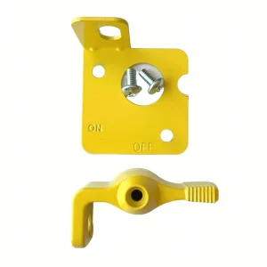 Master Disconnect Switches Compatible Yellow Lockout Lever Kit with Screws