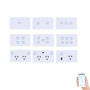 Matter Over Thread Smart Wall Switch Smart Home Remote Control Works with Apple Home Alexa Google Home Smart Things