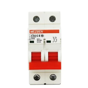 Mcb Connector Korea Model XTM-8 2 Pole 6ka 6-63 Amp Circuit Breaker