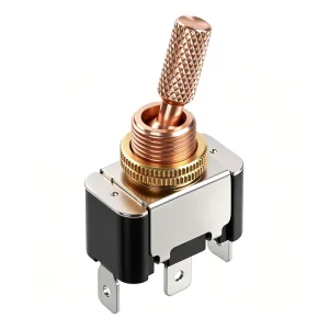 Medium Black Copper 2 Way ON ON SPDT Toggle Switch 20A 12mm 3P