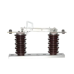 Medium Voltage Industrial Single Pole Ceramic Silica Gel Disconnectors Vertical High Voltage Disconnectors Disconnecting