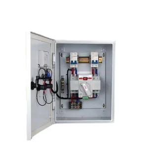 Metal Electrical Control Panel Cabinets Three Phase Low Voltage Distribution Box with Isolating Switch and Metal Enclosure