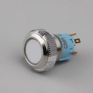 Metal Illuminated Switch Push Button with Single Color Bi-color Tri-color LED RGB