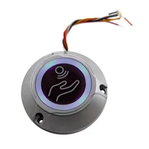 Metal Push 12V Exit Button Stainless Steel No Touch Infrared Sensor Exit Button Touchless Sensor Button Exit Button