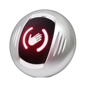 Metal Push Button Switch Momentary LED Door Exit Release Button for Security Access Control Touchless Sensor Button Exit Button