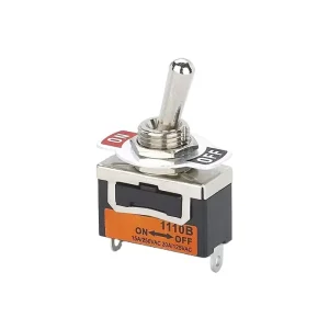 Metal SPDT Toggle Switch Max 125V on off