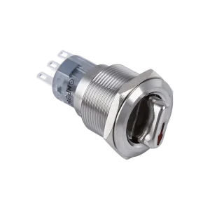 Metal Selector Switch GQ22A-11X/S Dia. 22mm Stainless Steel CE ROHS