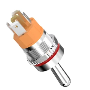 Metal Toggle Switch with LED 24V/220V 1NO1NC/2NO 2/3 Gear 16MM Position Optional 15A High Current