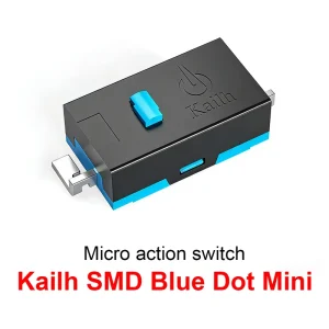 Micro Action Switch Kailh SMD Blue Dot Mini Switch Push Button for MX M905 G903 G900 G603 G502 GPW Side Key Miyoo Mini Buttons