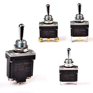 Micro IP67 SPDT (on) off on Momentary Step Base Screw Terminal Toggle Switch for Cars Marine Aerospace