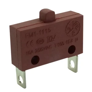 Micro Limit Switch 125V/250V 16A SPST Snap Action Button 3 Pin Tact Plastic Black
