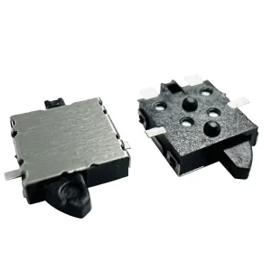 Micro Limit Switch KFC-C-15A 4Pin SMD SMT Momentary Push Mini Reset 12V IP23 Metal & Plastic 5A 250V