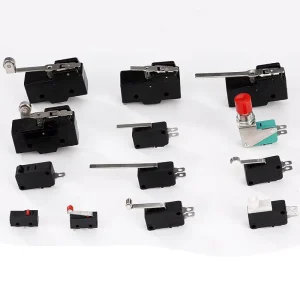 Micro Limit Switch NC NO SPDT Pin Plunger Hinge Simulated Roller Leaf Spring Lever Blade on Off Microswitch Micro Switches