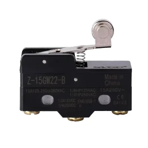 Micro Limit Switch Small Limiter Travel Switch Z-15GW22-B Roller Momentary TM-1704 LXW5-11G2 250V 10A IP65 CE Black Crimp