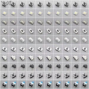 Micro Switch 100PCS Lot 10Types Assorted Push Button Tact Switches Reset Mini Leaf Switch SMD DIP DIY Kit