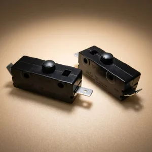 Micro Switch Plunger Push Button 2 Terminal NO Contact 250VAC Certified Snap Action Limit Switch for Machine Motor Equipment
