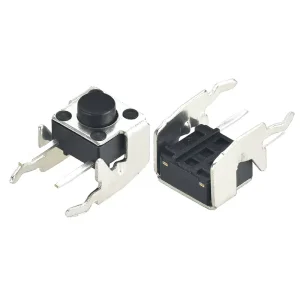 Micro Tact Switch Push Button SPST NO Right Angle Tactile Momentary Switches 6×6