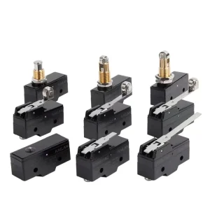Micro Travel Limit Switch With Momentary Metal Button 1NO 1NC Push Button MSW Plastic Material