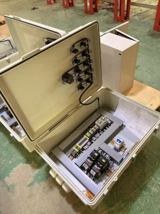 Middle East High Temperature Resistant PC Enclosure Single Phase 2.5KW Transfer Pump DOL Start Leakage Protection Box
