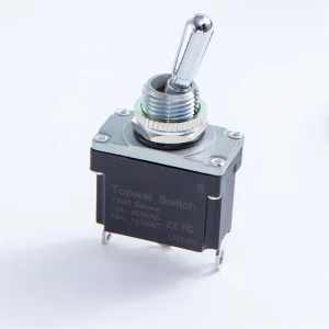 Mini 12mm Spring Return (On) On Toggle Switch for Lifting Equipment