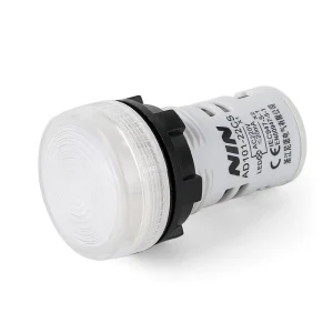 Mini 22mm Panel Mount Equipment Indicator Lights IP65 Protection 6 380V Warehouse Use LED Pilot Lamp