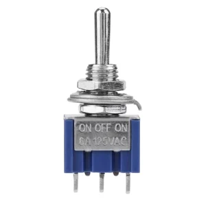 Mini 3 Position MTS 103 Toggle Switch 6A 125VAC 6mm Rocker on off ON Electronics Stock