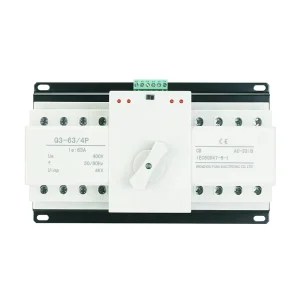 Mini ATS Dual Power Automatic Transfer Switch 63A Low Voltage Transfer Switch AC220V/AC400V Dual Power Transfer Switch