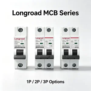 Mini Circuit Breaker 63Z 6000A Breaking Capacity 2P DC Easy Install Miniature Circuit Breaker MCB