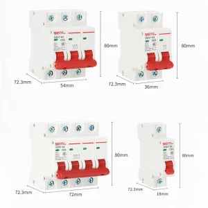 Mini Circuit Breaker Dz47 63 B40 C16 One Pole Mcb Din Rail Miniature Circuit Breaker mcb