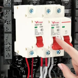 Mini Circuit Breakers DZ47-63 4.5KA 230V 400V 6A-63A AC Switch RCCB Type 3P Protection 1P/2P/3P/4P Miniature Copper