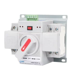Mini Dual Power PC Type Automatic Transfer Switch Single-Phase 63A 2P 220V Power Supply Emergency Diverter Switch