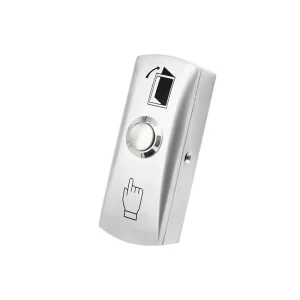 Mini Narrow Thin Flat Switch Door Exit Release Small Surface Mount Push to Exit Button Home Office Access Control