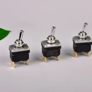 Mini Self-Locking Toggle Switch Waterproof 2 Way 4 Pin ON/OFF Toggle Switches