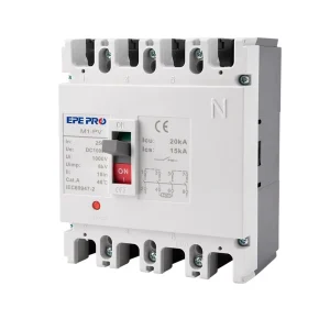Mini Smart Easy Operation Adjustable DC 1000V Copper 125A 20kA Breaking Capacity Thermal Magnetic Trip Unit Waterproof MCCB