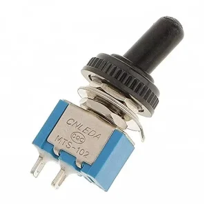 Mini Toggle Switch With Waterproof Cover 2Pin