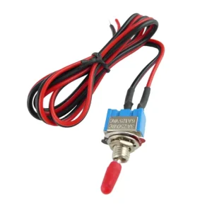 Mini Toggle Switches ON Off SPST With Pre soldered Wires for Truck Car Industrial Equipment Emergency Lighting