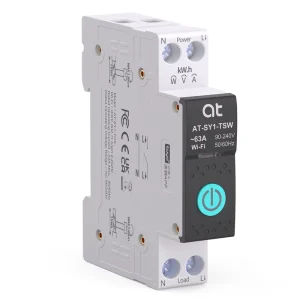 Mini Wifi Switch AT-SY1-TSW Low Voltage Circuit Breaker Electronic WiFi Circuit Breaker Smart Switch Wifi Mcb