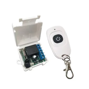 Mini Wireless RF Remote Control Switch 10A Relay Output Radio DC 12V 1 Channel Receiver