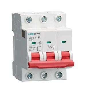 Miniature 50hz 3P Circuit Breakers High Voltage MCB Product 6KA