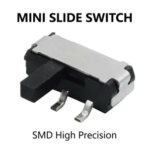 Miniature 6 Pin Toggle Switches Mini SMT Side Slide Switch with High 2mm Handle
