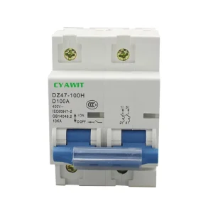 Miniature 80A 100A 125A NC Circuit Breaker Electrical MCB with 1P 2P 3P 4P Control Lighting 10KA Protection