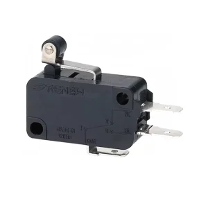 Miniature Basic Micro Switch RV-165-1C25 16/21/11 SPDT Short Hinge Roller Lever Silver Alloy Contacts Industrial Use