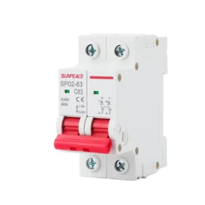 Miniature Circuit Breaker 1P-4P 6KA 6A 10A 16A 20A 25A 32A 40A 50A 63A AC with Protection Features