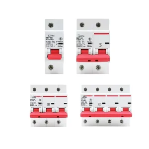 Miniature Circuit Breaker 1p 2p 3p 4p DZ47 125 80a 125a 10ka Mcb Air 380V 50Hz LSIG Protection