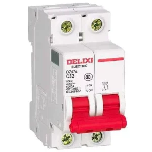 Miniature Circuit Breaker AC230V 400V 50Hz Overcurrent Short Circuit Protection and Isolation Control Device DZ47s MCB