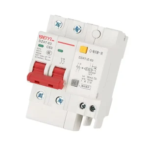 Miniature Circuit Breaker DZ47LE RCBO 40A 2 Pole D Curve Type A 30mA AC 400V 6kA ELCB RCCB Manufacturers