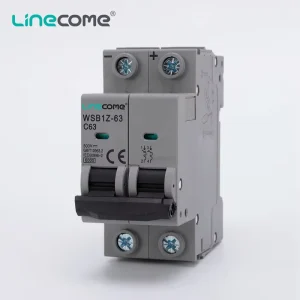 Miniature Circuit Breaker Double 2 Pole DC 500V MCB 1000V 250V Overload Protection Copper Plastic 1P 2P 3P 4P Options Available